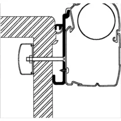 Thule Adapter Rapido Serie 7, 8, 9, Länge 5 M 5 Thule Adapter Rapido Serie 7, 8, 9, Länge 5 M -Online Camping Angebote 11389 1 thule adapter rapido anbauvariante 2 markise