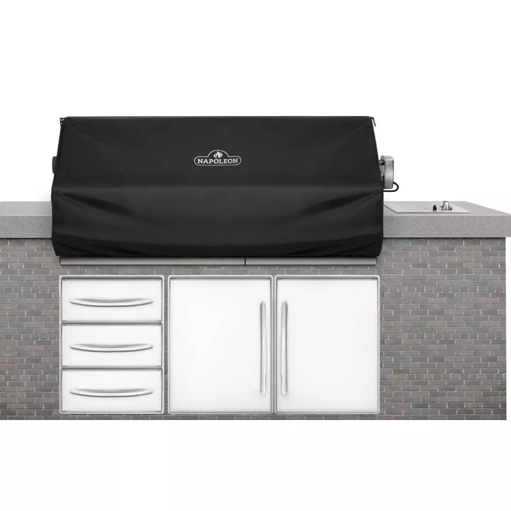 Abdeckhaube, Grillabdeckung Napoleon BIPRO 825 Einbau 4 Abdeckhaube, Grillabdeckung Napoleon BIPRO 825 Einbau – Bild 2