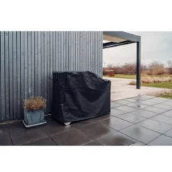 Höfats Fire Kitchen Abdeckhaube Bowl 70 -Online Camping Angebote abdeckhaube mit 4 klettverschluessen sichere befestigung seitliche befestigungsschlitze fuer luftzirkulation hoefats fire kitchen schwarze plane 1000 2 27303