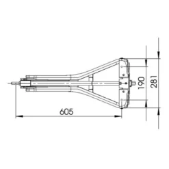 Wohnwagenstütze AL-KO Steckstütze Premium 1.250 Kg Lang 8 Wohnwagenstütze AL-KO Steckstütze Premium 1.250 Kg Lang -Online Camping Angebote al ko wohnwagen steckstuetze premium 1250 kg lang skizze 2 2 17710