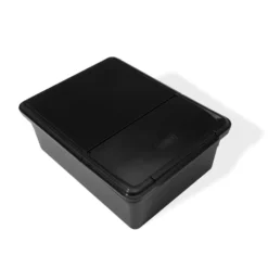 Weber Aufbewahrungsbehälter, Einsetzbar In Seitentisch Für Slate 76 Cm Plancha-Grills -Online Camping Angebote aufbewahrungsbehaelter mit klappdeckel fuer schnellen zugriff schwarzes zubehoer weber grills 1000 4 26096