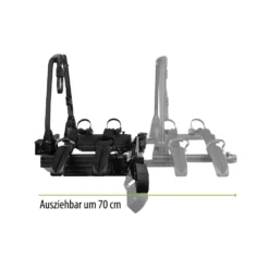 Flügeltür Kupplungsträger Eufab SD260 Black -Online Camping Angebote ausziehbarer schwarzer fahrradtraeger 70cm gleitschiene eufab kupplungstraeger sd260 1000 3 28478