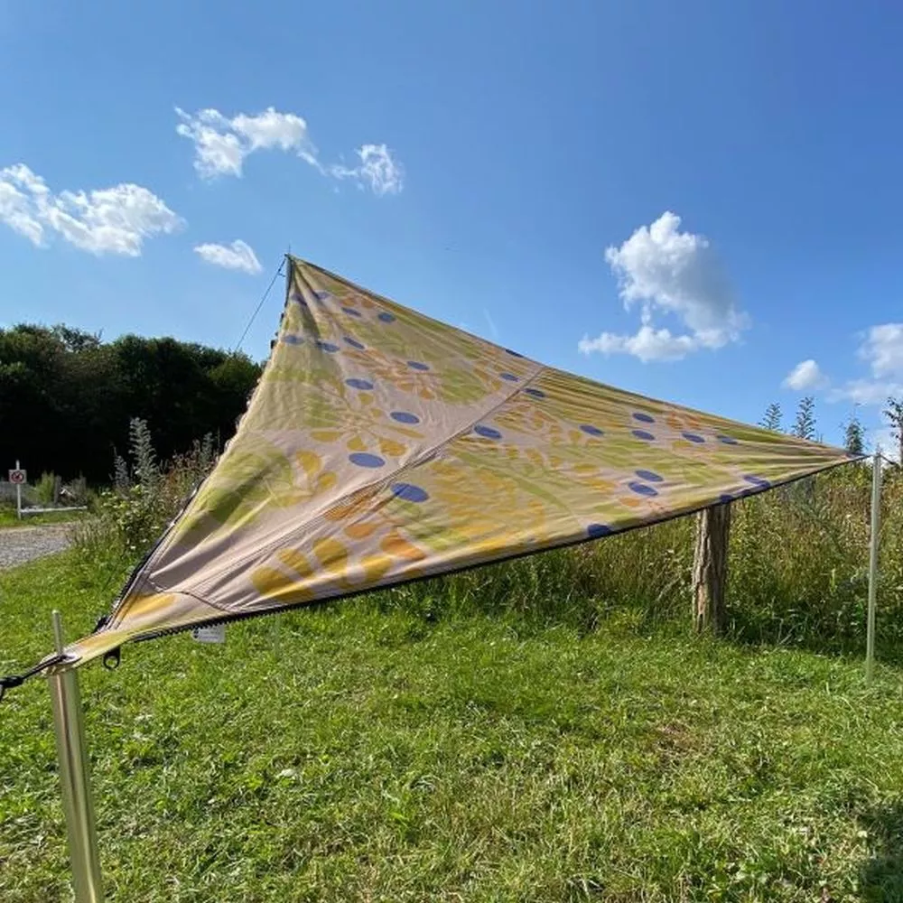 Camping-Sonnensegel Bent TC Zip Canvas Scandinavian, Design: Forrest Blueberrys 3 Camping-Sonnensegel Bent TC Zip Canvas Scandinavian, Design: Forrest Blueberrys