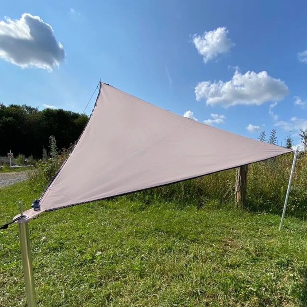 Camping-Sonnensegel Bent TC Zip Canvas Scandinavian, Design: Misty Rose 3 Camping-Sonnensegel Bent TC Zip Canvas Scandinavian, Design: Misty Rose