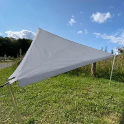 Camping-Sonnensegel Bent TC-Zip Protect Canvas, Design: Drizzle