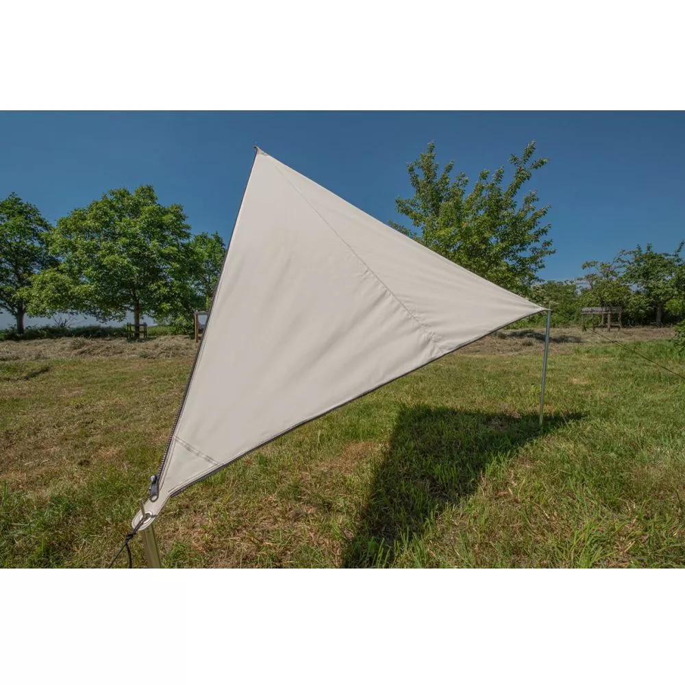 Sonnensegel Bent TC-Zip-Canvas Single, Sand 5 Sonnensegel Bent TC-Zip-Canvas Single, Sand – Bild 3