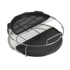 Edelstahl-Grillrost Big Green Egg Stainless Steel Half Grid, Large -Online Camping Angebote big green egg eggspander basket large 1000 2 23052