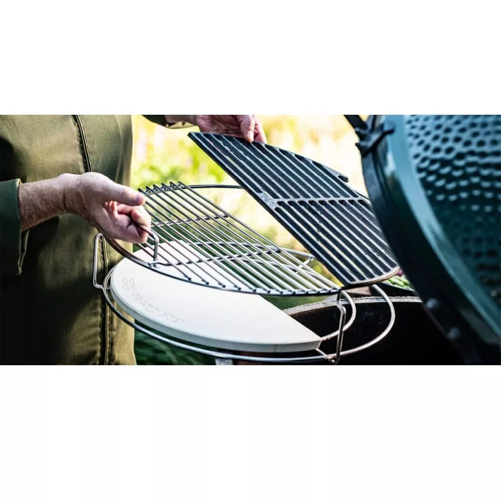 Halbrunder Gusseisenrost Big Green Egg Half Cast Iron Grid, Large 5 Halbrunder Gusseisenrost Big Green Egg Half Cast Iron Grid, Large – Bild 3
