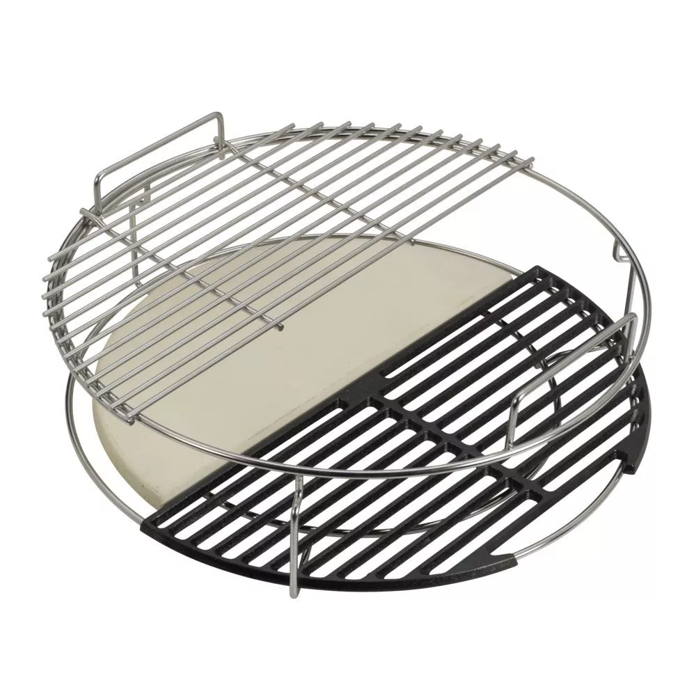 Halbrunder Gusseisenrost Big Green Egg Half Cast Iron Grid, Large 4 Halbrunder Gusseisenrost Big Green Egg Half Cast Iron Grid, Large – Bild 2
