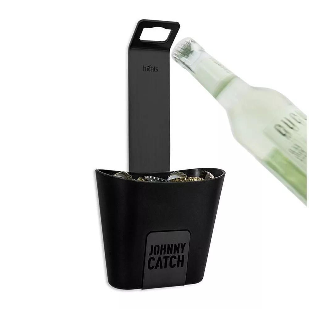 Flaschenöffner Höfats JOHNNY CATCH Cup, Schwarz 4 Flaschenöffner Höfats JOHNNY CATCH Cup, Schwarz – Bild 2