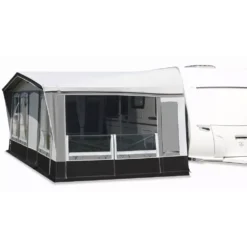 Wohnwagen-Vorzelt Brand Palazzo 300 -Online Camping Angebote brand palazzo 300 seitenwand allwetteroeffnung geschlossen fensterelemente abgeklappt 1000 7 18472