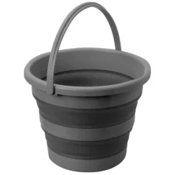 Faltbarer Eimer Brunner Drum Fold-Away 15 Liter | Schwarz, Grau