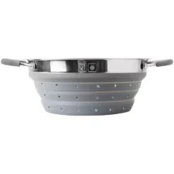 Faltbares Camping-Kochgeschirr Brunner Volcano Pasta Al Volo Ø 24 -Online Camping Angebote brunner volcano pasta al volo Oe 24 faltbares campinggeschirr 4 teiliges kochtopfset sieb 1000 3 20435