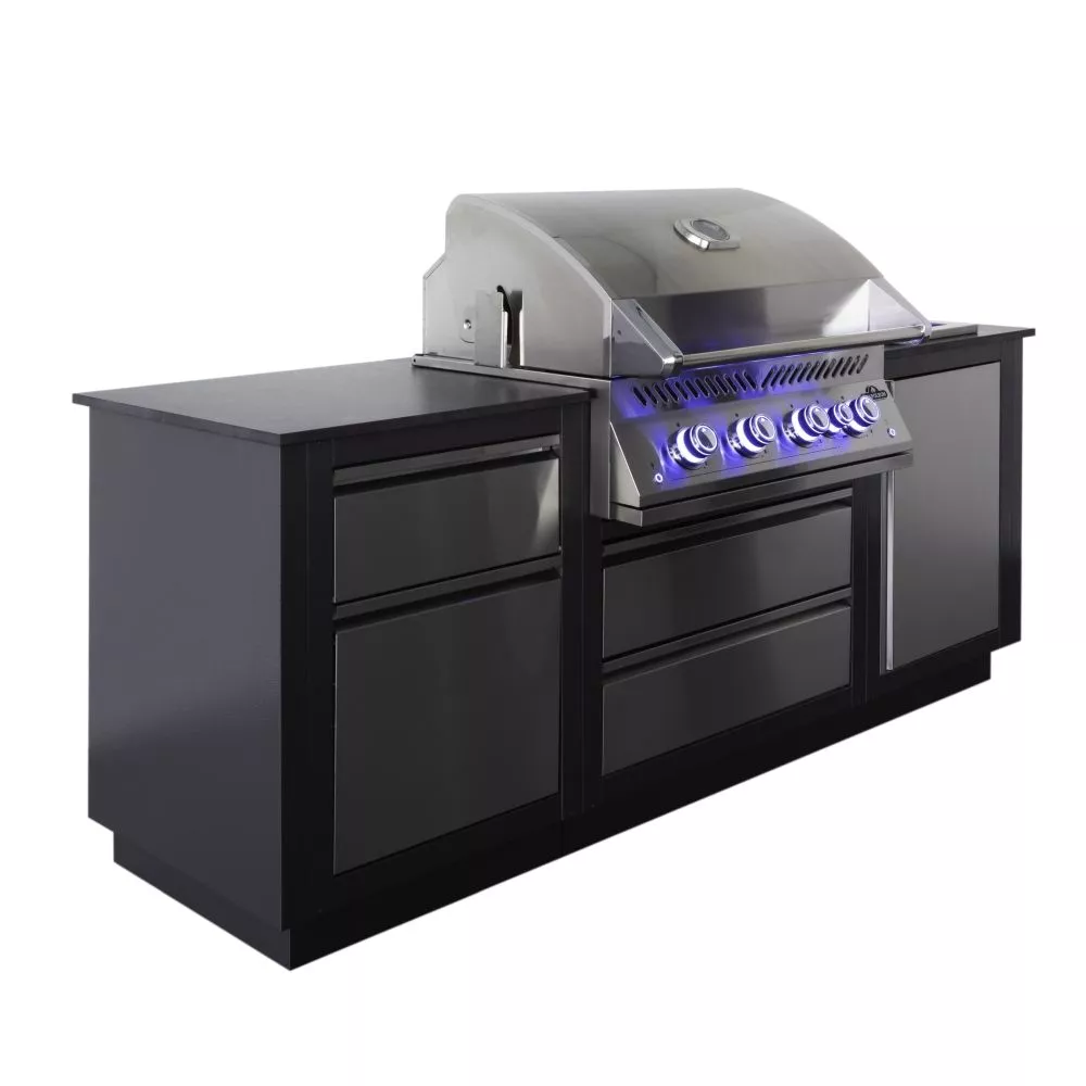 Outdoorküche Napoleon OASIS Compact 105 Mit BIG32-1 Und Einbau Sizzle Zone 4 Outdoorküche Napoleon OASIS Compact 105 Mit BIG32-1 Und Einbau Sizzle Zone – Bild 2