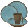 Campinggeschirr Eurotrail Ocean Melamin-Geschirrset -Online Camping Angebote camping geschirr set eurotrail ocean tableware 16 teiliges melamingeschirr set 1000 0 22066