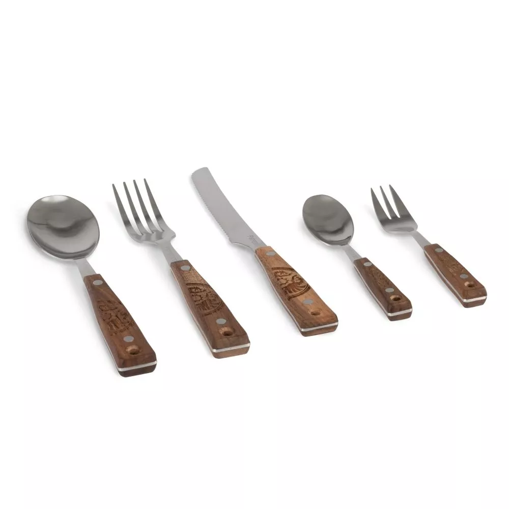 Campingbesteck Petromax 5-teiliges Besteck-Set 4 Campingbesteck Petromax 5-teiliges Besteck-Set – Bild 2