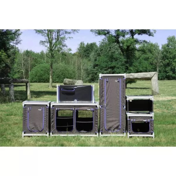 Campingschrank Westfield ModuCamp Hochschrank, Anthrazit 4 Campingschrank Westfield ModuCamp Hochschrank, Anthrazit – Bild 2