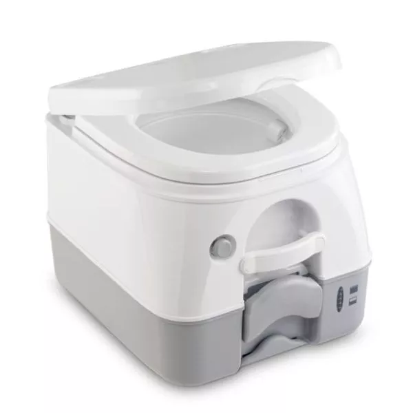Campingtoilette Dometic 972, Weiss/grau 4 Campingtoilette Dometic 972, Weiss/grau – Bild 2