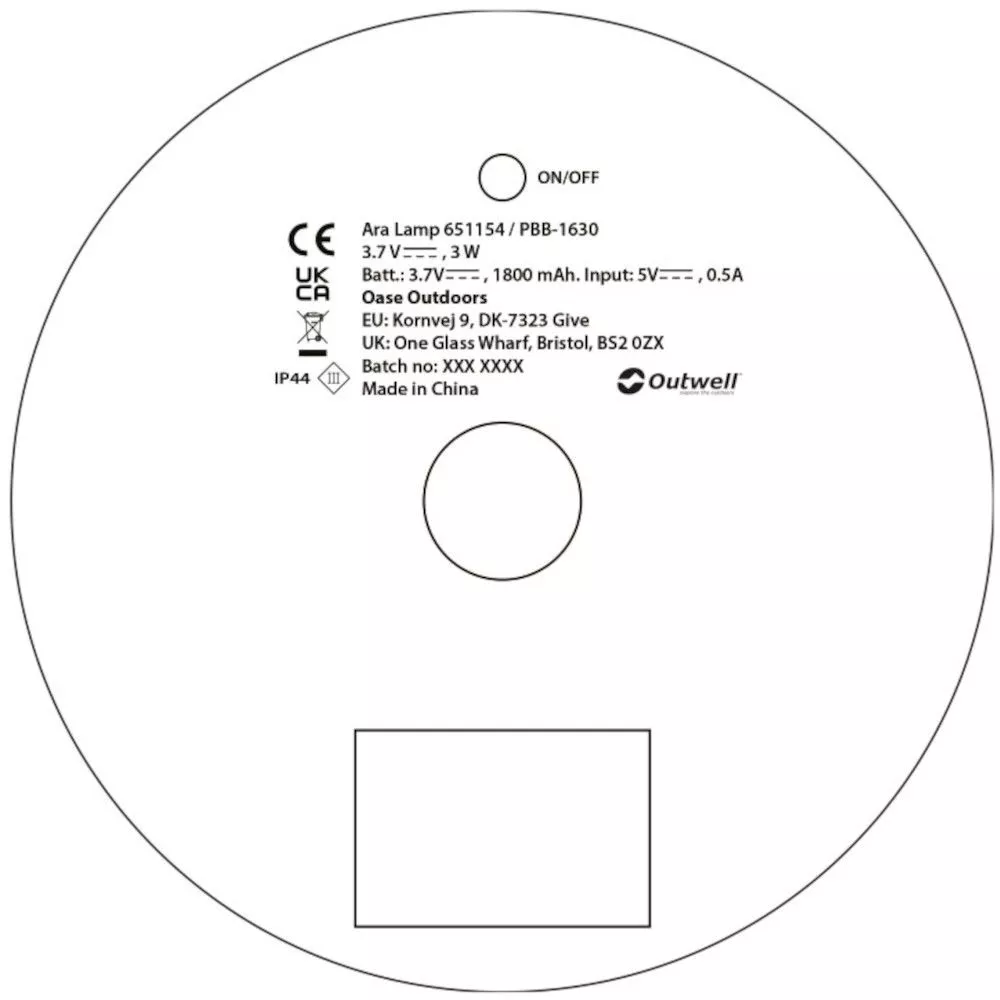 LED-Camping-Tischlampe Outwell Ara 8 LED-Camping-Tischlampe Outwell Ara – Bild 6