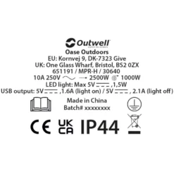 Mensa Mains Outwell 3-Wege-Netzkabeltrommel Mit USB/Lampe 11 Mensa Mains Outwell 3-Wege-Netzkabeltrommel Mit USB/Lampe -Online Camping Angebote datenblatt outwell campingkabeltromme mensa mains 15m 1000 4 25124