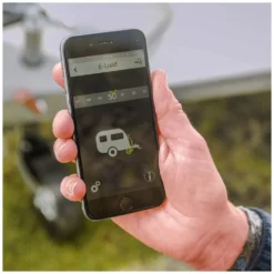 E-Trailer E-Load Deichsellaufrad Mit Stützlastermittlung -Online Camping Angebote deichsel stuetzlast anzeige e trailer e load smartphone app 1000 9 28220