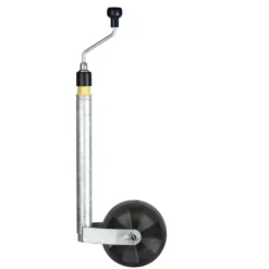 Deichselstützrad Winterhoff Mit Stützlastanzeige ST 48-CW-240 S, Gummi / Kunststoff