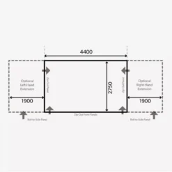 Aufblasbares Wohnmobilvorzelt Dometic Club Air Pro 440 M -Online Camping Angebote dometic club air pro 440 m grundflaeche masse luftvorzelt 1000 8 21826