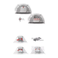 Kuppelzelt High Peak Santiago 5.0 -Online Camping Angebote dual flow vent system high peak santiago 5 0 familiencampingzelt kuppel zelt 5 personen familienzelt 1000 7 26541