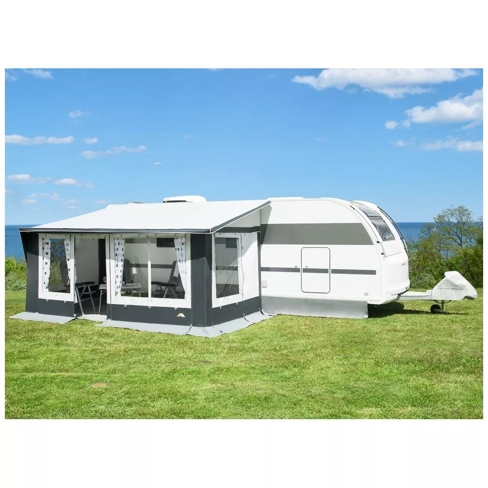 Vorzelt DWT Juwel 4 Seasons - Linkseinzug | 28er Stahl 3 Vorzelt DWT Juwel 4 Seasons - Linkseinzug | 28er Stahl