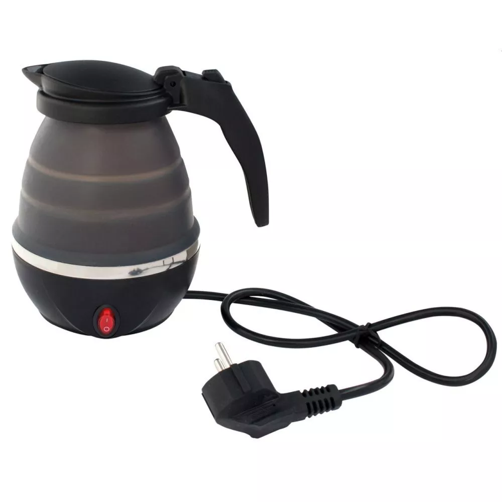 Faltbarer Camping-Wasserkocher Eurotrail 0,8 Liter, Grau 3 Faltbarer Camping-Wasserkocher Eurotrail 0,8 Liter, Grau