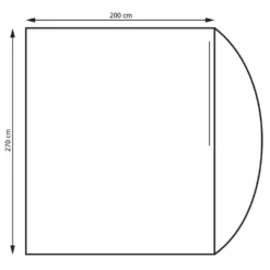 Busvorzelt Eurotrail Pisa -Online Camping Angebote eurotrail pisa groesse skizze vom buszelt 1000 7 19363