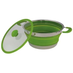 Faltbarer Campingkochtopf Eurotrail Mit Deckel 1 Liter, Grün -Online Camping Angebote faltbare campingtopf eurotrail mit deckel gruen 2 15781