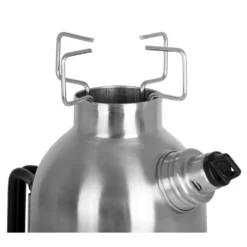 Petromax Edelstahl-Feuerkanne, 1,5 Liter -Online Camping Angebote feuerkanne als wasserkocher oder campingkocher mit kochaufsatz petromax mit dampfpfeife 1000 5 26194