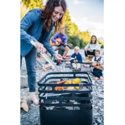 Höfats Feuerkorb Cube, Schwarz -Online Camping Angebote feuerkorb cube hoefats schwarz grillstelle feuerstelle grillkorb campinggrill 1000 6 22389