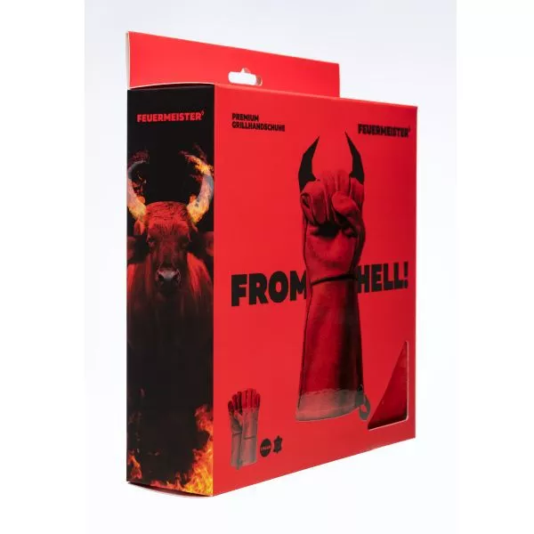 Feuermeister Grillhandschuhe, Leder 6 Feuermeister Grillhandschuhe, Leder – Bild 4