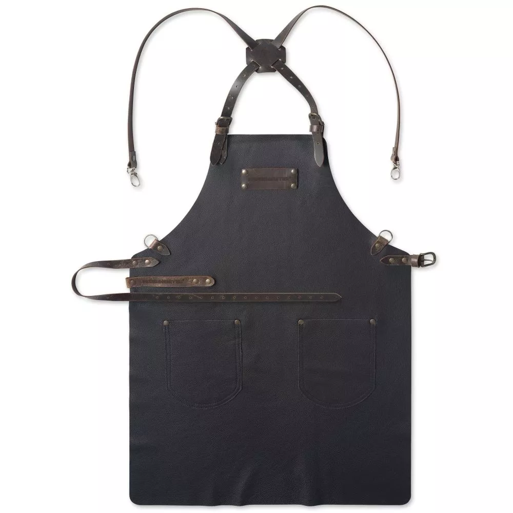 Grillschürze Feuermeister Premium Lederschürze, Nappaleder, Länge 85 Cm, Kreuzberiemung 3 Grillschürze Feuermeister Premium Lederschürze, Nappaleder, Länge 85 Cm, Kreuzberiemung
