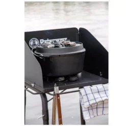 Feuertopf-Tisch Petromax Fe45, Klein -Online Camping Angebote feuertopf mit hohem windschutz petromax fe45 buegel fuer geschirrtuch grillzuebhoer etc 1000 4 25958