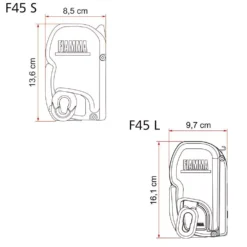 Markise Fiamma F45L 450, Tuch: Royal Blue, Gehäuse: Polar White -Online Camping Angebote fiamma fiammastore standardhalterung fuer kurbelmarkise wandmarkise sonnenmarkise 1000 7 26652