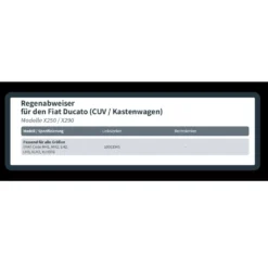 Regenabweiser Remis REMIcare Van - Regenschutz Für Fiat Ducato X250/X290, Citroen Jumper II, Peugeot Boxer II -Online Camping Angebote fiat ducato x250 x290 regenrinne remis regenabweiser remicare van regenschutz regendach 1000 3 25956