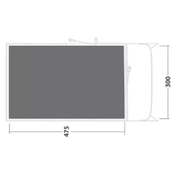 Unterlage Outwell Footprint Denver 5 / Colorado 5 Air -Online Camping Angebote footprint outwell denver 5 colorado 5 air skizze groesse masse unterlage 1 27512