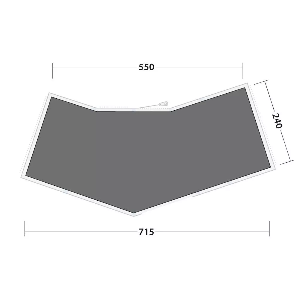 Unterlage Outwell Footprint Hartford 6 Air 4 Unterlage Outwell Footprint Hartford 6 Air – Bild 2
