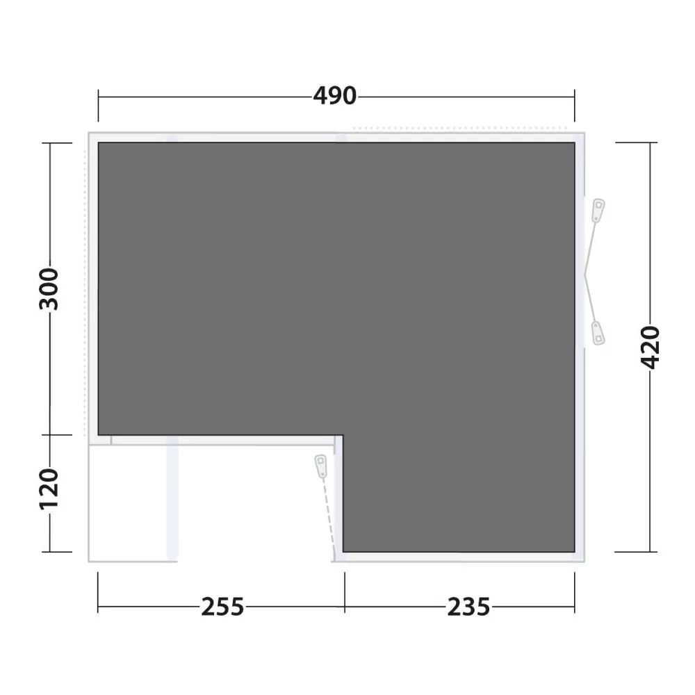 Unterlage Outwell Footprint Maryland / Virginia 5 Air 4 Unterlage Outwell Footprint Maryland / Virginia 5 Air – Bild 2