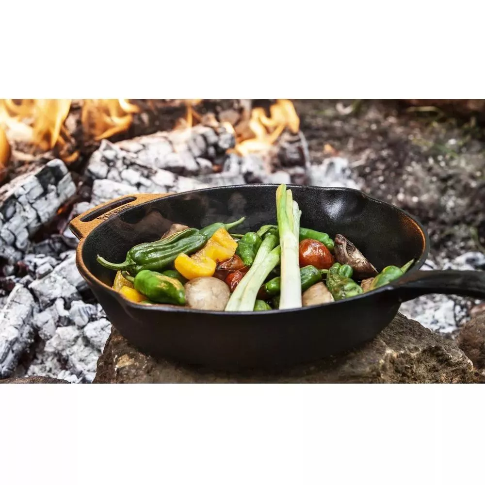 Petromax Pfanne Aus Gusseisen Feuerpfanne Fp25-t, Ø 25 Cm 4 Petromax Pfanne Aus Gusseisen Feuerpfanne Fp25-t, Ø 25 Cm – Bild 2