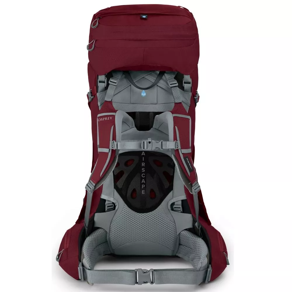 Trekkingrucksack Osprey Ariel 55 WXS/S, Claret Red 4 Trekkingrucksack Osprey Ariel 55 WXS/S, Claret Red – Bild 2