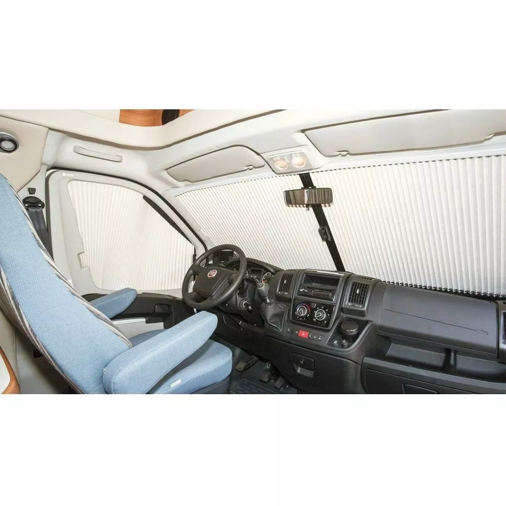 Plissee Frontscheiben-Verdunkelung Remis REMIfront IV Für Renault Master III, Beige 5 Plissee Frontscheiben-Verdunkelung Remis REMIfront IV Für Renault Master III, Beige – Bild 3