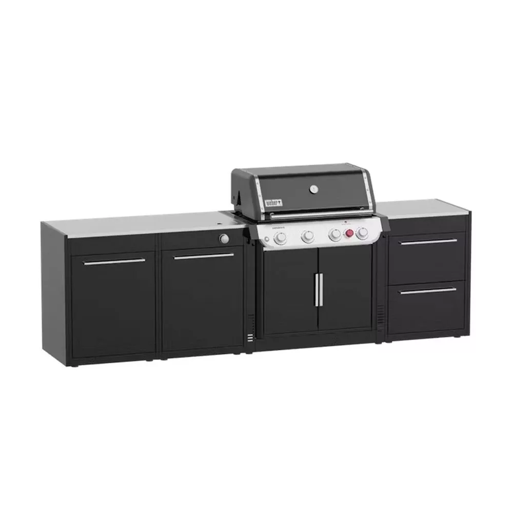 Weber Outdoorküche BBQ-Kitchen 331, 3 Modul Für Genesis E-435 5 Weber Outdoorküche BBQ-Kitchen 331, 3 Modul Für Genesis E-435 – Bild 3