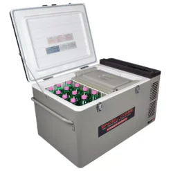 Kompressor Kühl- Und Gefrierbox Engel MD60F-C -Online Camping Angebote graue kompressor kuehlbox mit tiefkuehlfach engel md60f c 12 24 volt 57 liter volumen 1000 1 25490