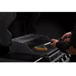 Grillbürste Napoleon Dreireihige Messingbürste -Online Camping Angebote grillreinigung napoleon grillbuerste dreiseitig mit kunststoffgriff ideal fuer gussroste 1000 3 21686