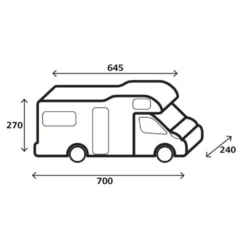 Wohnmobil-Schutzhülle Brunner Camper Cover Design 12M, 650-700 Cm -Online Camping Angebote groesse masse brunner camper cover design 12m wohnmobil schutzhuelle 650 700 cm 1000 4 24641