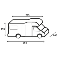 Reisemobil-Abdeckung Brunner Camper Cover Design 12M, 800-850 Cm -Online Camping Angebote groesse masse brunner camper cover design 12m wohnmobil schutzhuelle 800 850 cm 1000 4 25389